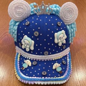 Blue Cinnamoroll Cap with Cute Accents